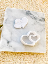 Load image into Gallery viewer, Double Heart Clay Cutter