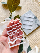 Load image into Gallery viewer, Waves Polymer Clay Cutters