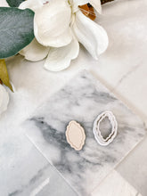Load image into Gallery viewer, Baroque Lined Mirror Frame Polymer Clay Cutter
