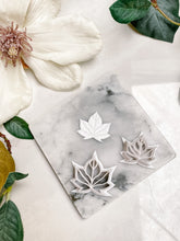 Load image into Gallery viewer, Detailed Maple Leaf Polymer Clay Cutter
