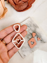 Load image into Gallery viewer, Valentine’s Rhombus Dangle Set