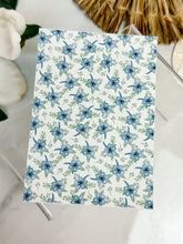 Load image into Gallery viewer, Transfer Paper 093 Blue Flowers | Floral Image Water Transfer
