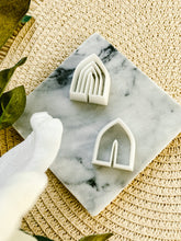 Load image into Gallery viewer, Pointy Rainbow Arch Polymer Clay Cutter
