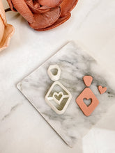 Load image into Gallery viewer, Valentine’s Rhombus Dangle Set