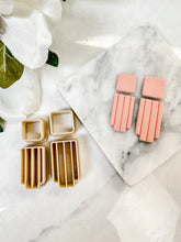 Load image into Gallery viewer, Geometric Robot Dangle Set Polymer Clay Cutters