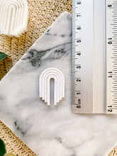 Load image into Gallery viewer, Beveled Rainbow Arch Polymer Clay Cutter