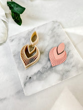 Load image into Gallery viewer, Art Deco Double Dangle Polymer Clay Cutter Set