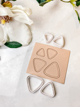 Load image into Gallery viewer, Framed Triangle Polymer Clay Cutters
