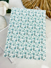Load image into Gallery viewer, Transfer Paper 063 Aqua Foliage | Floral Image Water Transfer