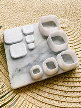 Load image into Gallery viewer, Square Shape with Rounded Corners Polymer Clay Cutters
