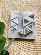 Load image into Gallery viewer, Triangle Polymer Clay Cutters