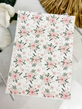 Load image into Gallery viewer, Transfer Paper 103 Light Pink Flowers | Floral Image Water Transfer