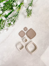 Load image into Gallery viewer, Framed Rounded Rhombus Polymer Clay Cutter