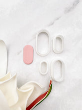 Load image into Gallery viewer, Pill Oval Polymer Clay Cutter
