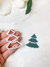 Load image into Gallery viewer, Christmas Tree Triple Dangle Set Polymer Clay Cutters