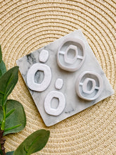 Load image into Gallery viewer, Oval Donut Shape Polymer Clay Cutter Set PCC1046