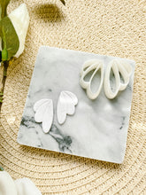 Load image into Gallery viewer, Scalloped Wings Set of Mirrored Polymer Clay Cutters