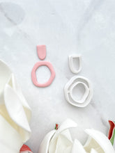 Load image into Gallery viewer, Organic Donut Dangle Set Polymer Clay Cutter