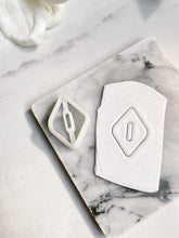 Load image into Gallery viewer, Rhombus Skinny Donut Polymer Clay Cutter