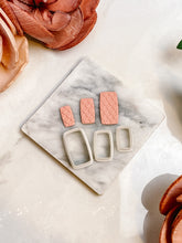 Load image into Gallery viewer, Rectangle Rounded Walls Polymer Clay Cutter