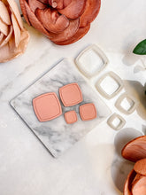 Load image into Gallery viewer, Framed Square Rounded Walls Polymer Clay Cutter