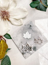 Load image into Gallery viewer, Detailed Maple Leaf Polymer Clay Cutter