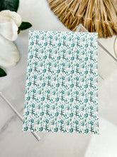 Load image into Gallery viewer, Transfer Paper 063 Aqua Foliage | Floral Image Water Transfer