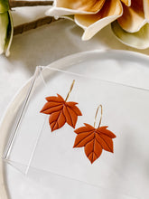 Load image into Gallery viewer, The Maple Leaves in Terracotta (also in silver)