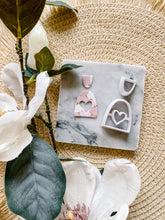 Load image into Gallery viewer, Valentine’s Arch Dangle Set