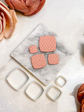 Load image into Gallery viewer, Square Rounded Walls Polymer Clay Cutter