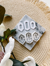 Load image into Gallery viewer, Irregular Hexagon Donut Polymer Clay Cutters