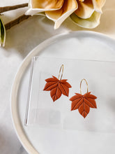 Load image into Gallery viewer, The Maple Leaves in Terracotta (also in silver)