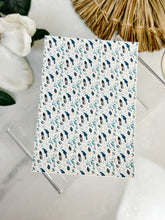 Load image into Gallery viewer, Transfer Paper 068 Feathers in Teal | Floral Image Water Transfer