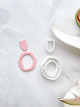 Load image into Gallery viewer, Organic Donut Dangle Set Polymer Clay Cutter