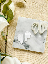 Load image into Gallery viewer, Scalloped Wings Set of Mirrored Polymer Clay Cutters
