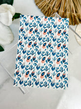 Load image into Gallery viewer, Transfer Paper 080 Blue and Orange Leaves | Floral Image Water Transfer