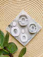 Load image into Gallery viewer, Oval Donut Shape Polymer Clay Cutter Set PCC1046