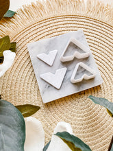 Load image into Gallery viewer, Organic Chevron Polymer Clay Cutter