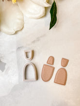 Load image into Gallery viewer, Framed Arch Dangle Set Polymer Clay Cutters