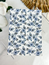Load image into Gallery viewer, Transfer Paper 087 Grey Flowers | Floral Image Water Transfer