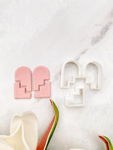 Load image into Gallery viewer, Arch Stairs Set Polymer Clay Cutters