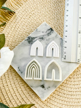 Load image into Gallery viewer, Pointy Rainbow Arch Polymer Clay Cutter