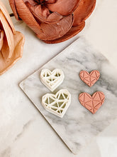 Load image into Gallery viewer, Diamond Heart Polymer Clay Cutter