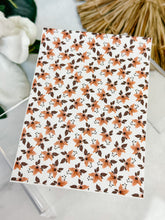 Load image into Gallery viewer, Transfer Paper 076 Brown Flowers | Floral Image Water Transfer