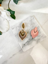 Load image into Gallery viewer, Art Deco Double Dangle Polymer Clay Cutter Set