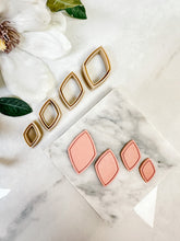 Load image into Gallery viewer, Framed Rhombus Rounded Walls Polymer Clay Cutter