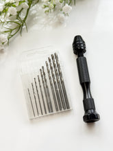 Load image into Gallery viewer, Hand-drill Set with 10 Different Sizes Drill Bits
