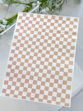 Load image into Gallery viewer, Transfer Paper 315 Latte Checkerboard | Image Water Transfer
