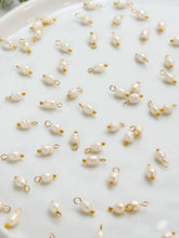 Load image into Gallery viewer, Golden Plated Natural Freshwater Pearl Charm
