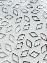 Load image into Gallery viewer, Real Platinum Plated Rhombus Bezel | Nickel Free
